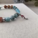 Amazonite Coral Jade Tranquil Currents Bracelet - Image 3