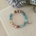 Amazonite Coral Jade Tranquil Currents Bracelet