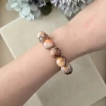 Earth Flame Dragon Vein Agate Bracelet - Image 3