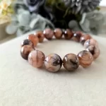 Earth Flame Dragon Vein Agate Bracelet - Image 5