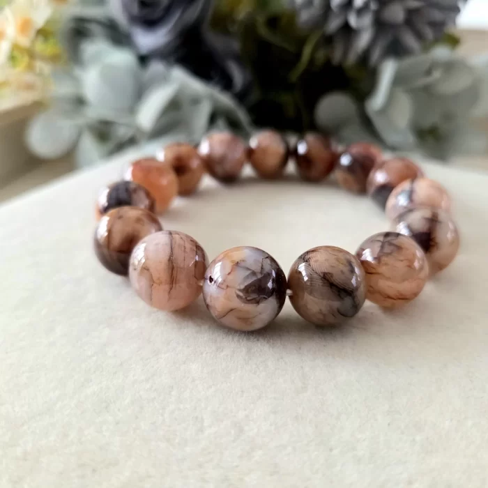 2507-101DV_earth-flame-dragon-vein-agate-bracelet-5 Earth Flame Dragon Vein Agate Bracelet - Image 5