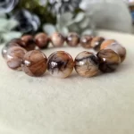 Earth Flame Dragon Vein Agate Bracelet - Image 6