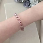 Red Phantom Quartz Pyramid Bracelet – High Grade Edition - Image 3