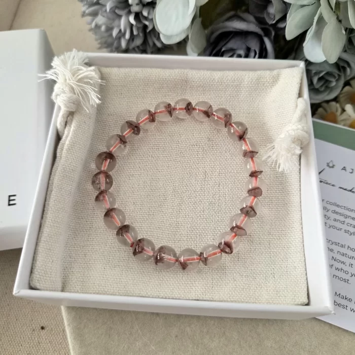2507-103RP_red-phantom-quartz-pyramid-bracelet (2) Red Phantom Quartz Pyramid Bracelet – High Grade Edition - Image 6