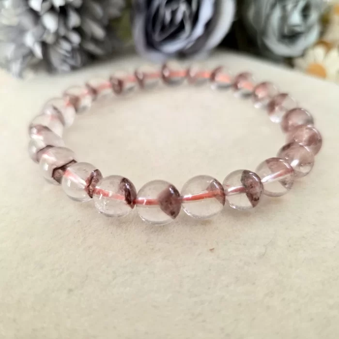 2507-103RP_red-phantom-quartz-pyramid-bracelet (5) Red Phantom Quartz Pyramid Bracelet – High Grade Edition - Image 4