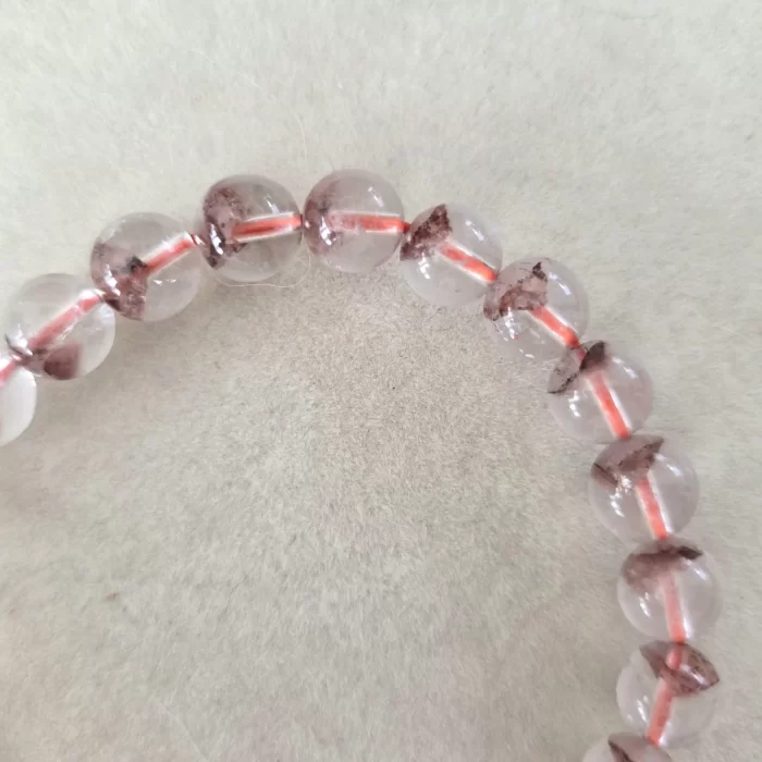 2507-103RP_red-phantom-quartz-pyramid-bracelet (6) Red Phantom Quartz Pyramid Bracelet – High Grade Edition - Image 2