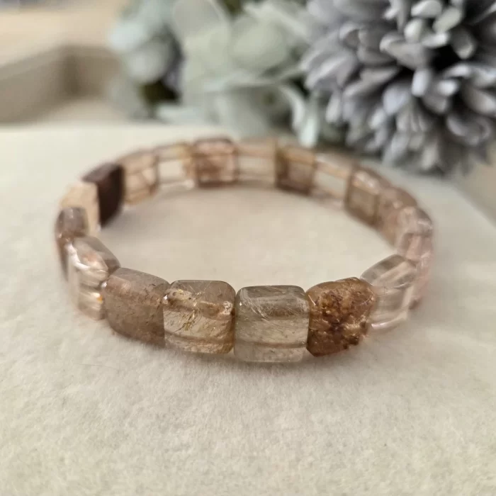 SKU 2507-102TR_titanium-rutile-square-papan-bracelet- (5) Titanium Rutile Square Papan Bracelet - Image 2