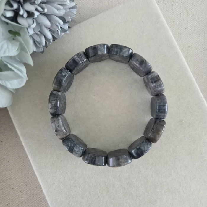black coral agate (6) Black Coral Papan Bracelet - Image 1