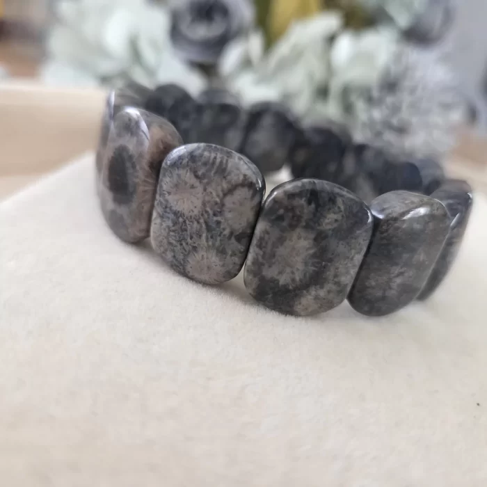 black coral agate Black Coral Papan Bracelet - Image 2