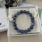 Kyanite with Mica Bracelet – 11mm High Grade Edition - Image 7