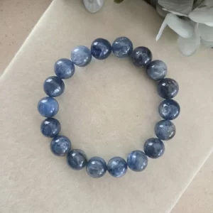 Kyanite with Mica Bracelet – 11mm High Grade Edition