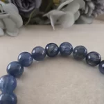 Kyanite with Mica Bracelet – 11mm High Grade Edition - Image 3