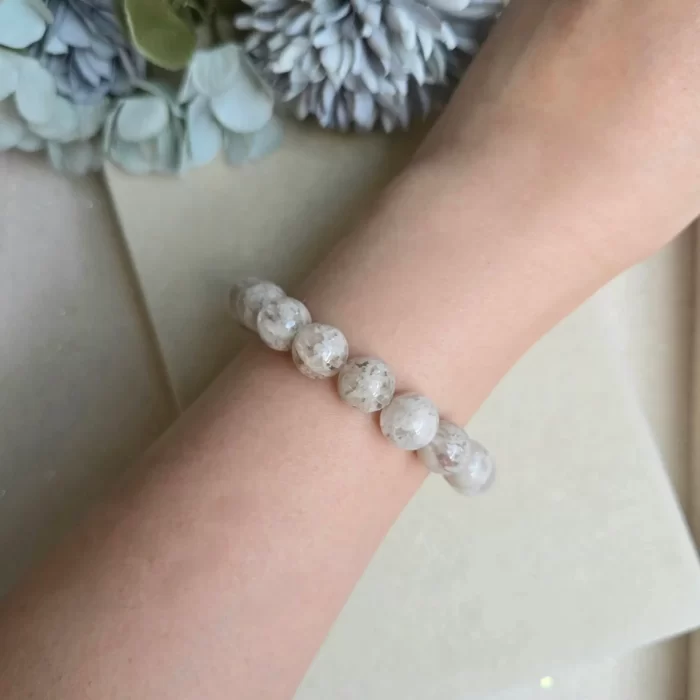 Snowflake Phantom Quartz Bracelet -11mm Limited Edition - Image 5