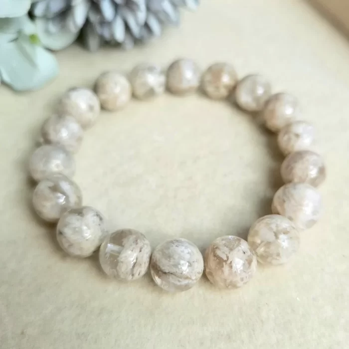 Snowflake Phantom Quartz Bracelet -11mm Limited Edition - Image 2